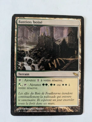 French Wooded Bastion Shadowmoor MTG Exc Fre shipping with tracking - Image 1 of 2