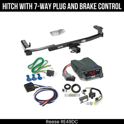 Paquete de remolque enganche + control de freno para 08-09 Ford Taurus Mercury Sable 44525 Clase 3 Foto 1 de 4