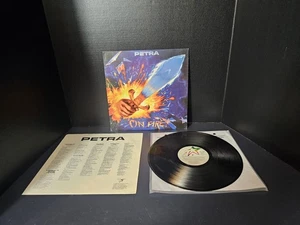 Petra "On Fire!" Vinyl LP 1988 USA EX - Picture 1 of 7
