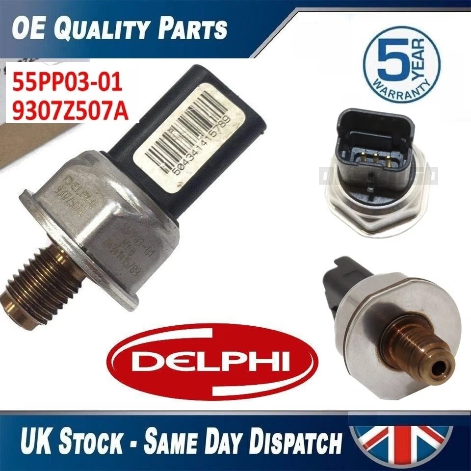 FITS MONDEO MK3 TRANSIT MK6 2.0 2.2 2.4 TDCI FUEL RAIL PRESSURE SENSOR 55PP03-01 - Image 1 of 1