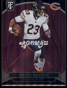 Espejo granate Devin Hester #199 2024 Panini totalmente certificado - Imagen 1 de 2