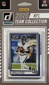 Baltimore Ravens 2025 Donruss Factory Team Set Lamar Jackson 3 Rated Rookie Card - Picture 1 of 3