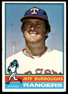 1976 Topps 360 Jeff Burroughs   Texas Rangers  Baseball Card