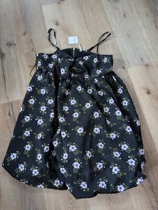 NWT, FREE PEOPLE In a Bubble Sleeveless Mini Dress in Black Size S - Picture 1 of 5