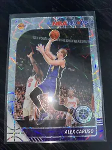 2019-20 NBA Hoops Premium Stock Alex Caruso Laser Silver Prizm Lakers #5 - Bild 1 von 2