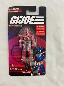 G.I. Joe - Limited Edition - Red Ninja - Mini Figure - Hasbro - NEW - Picture 1 of 4