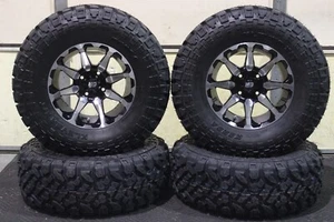 SUZUKI KING QUAD 750 28" KLEVER X/T RADIAL ATV TIRE 14" HD6 M WHEEL KIT IRS1CA - Picture 1 of 9