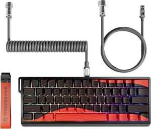 ATTACK SHARK x MAMBASNAKE X60 HE Rapid Trigger  Gaming Keyboard With C01 Cable - Picture 1 of 27