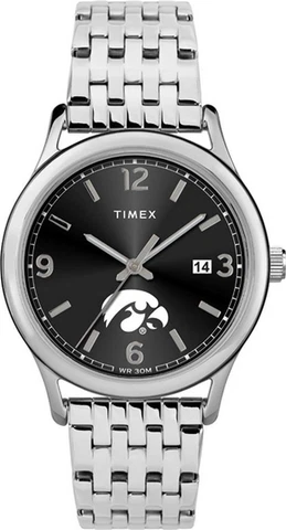 Women's University of Iowa Hawkeyes Watch Timex Sage Stainless Watch Cover