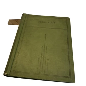 20th Century Scrapbook with INdiana News Clippings + Ephemera - 1920's, 20 Pages - Picture 1 of 9