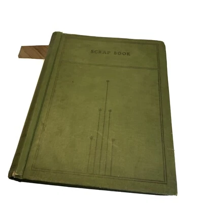 20th Century Scrapbook with INdiana News Clippings + Ephemera - 1920's, 20 Pages - Image 1 of 4