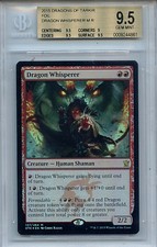 MTG Dragon Whispher BGS 9.5 GM Dragons Tarkir Mystic Foil Magic Card Amricons