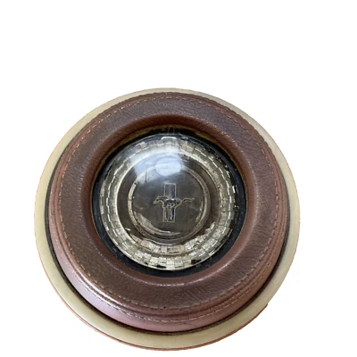 Vintage Original 1967-68 Ford Mustang Deluxe Steering Wheel Horn Ring - Image 1 of 4