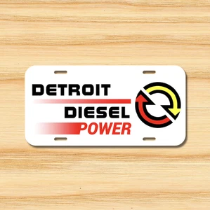  Detroit Diesel Power Truck License Plate Vehicle Auto Tag 4x4 engine FREE SHIP - Picture 1 of 3