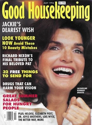 Good Housekeeping Magazine Jackie Kennedy Onassis Richard And Pat Nixon 1994 - Image 1 of 4