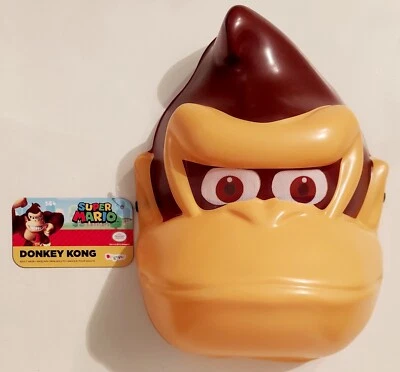 NINTENDO SUPER MARIO BROS DONKEY KONG ADULT MASK COSPLAY HALLOWEEN COSTUME NEW - Image 1 of 4