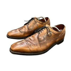 Herren Allen Edmonds Larchmont Walnuss Lange Budapester Elegante Schuhe Größe 13 D - Bild 1 von 14