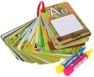 26 Letters Drawing Cards Children Early Education Water Painting Doodle Card Pen - Picture 1 of 15