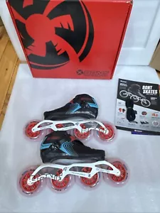 Bont GT4 Inline Speed Skating Racing Skates 2PT Boots Size 3.5 Blue Black New - Picture 1 of 8