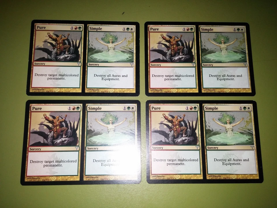 Pure // Simple x4 - Dissension - Magic the Gathering MTG 4x Playset - Image 1 of 1