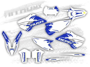 Kit de gráficos para calcomanías Husaberg TE FE 125 250 300 350 450 501 2013 2014 - Imagen 1 de 1