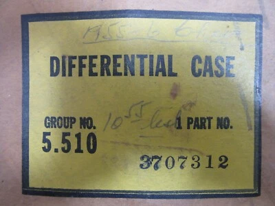 3707312 CHEVROLET DIFFERENTIAL/ PLANET CASE 1955-56 PASS OD 1956 CORVETTE 3SPD - Image 1 of 4