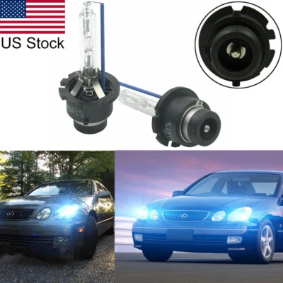 2x D2S D2R D2C 8000K Blue HID Headlight Bulbs For 2001-2005 Lexus ES GS RX IS300 - Image 1 of 4