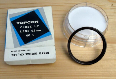 Vintage Topcon #1 62mm close up attachment. Open box Price Dropped - Image 1 of 4