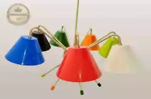 Lampada Diabolo Elegante E Glamourosa A 7 Bracci Lampada Sputnik Multicolore - Foto 1 di 6