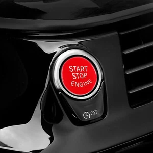 FOR BMW 1 2 3 4 5SERIES F10 F20 F30 F32 RED START STOP PUSH BUTTON ENGINE COVER - Picture 1 of 9
