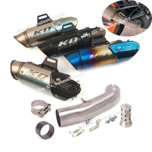 Middle Connect Pipe Exhaust Muffler Tips Modified For Duke 125 250 390 ADV RC390 - Picture 1 of 12
