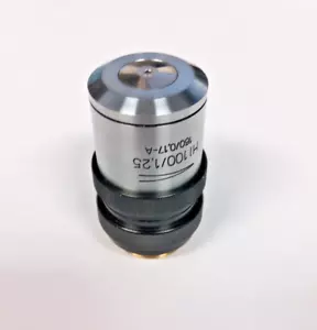 Zeiss Jena HI100/1.25 Microscope objective - variable iris - Picture 1 of 3