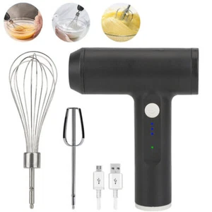 3 Speed Electric Hand Held Mixer Electronic Handheld Whisk Food Blender Egg Cake - Picture 1 of 11
