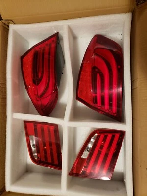 Conjunto de lanterna traseira interna e externa para BMW 528i/535i/550i xdrive 2011-2013  - Imagem 1 de 4