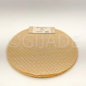 Homeware Placemats 15” Round Set Of 4 Beige - Picture 1 of 6