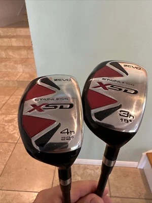 Juego Madera Zevo 3 Y 4 Híbridos Diestros Flex Regular Grafito Excelente Estado. Foto 1 de 4