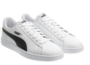 Puma, Mens Smash V2 Leather Lace-up Shoes (Choose Size + Color) - Picture 1 of 16