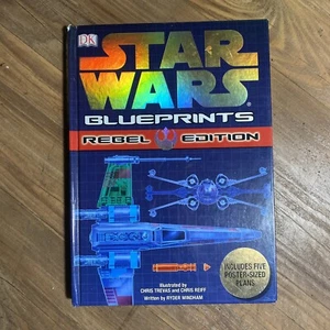 Star Wars Blueprints Rebel Edition Poster book Lucas Books X-Wing Y-Wing Echo - Picture 1 of 2