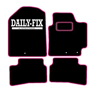 CAR FLOOR MATS FOR KIA STONIC 2017 & ON ALL WEATHER TAILORED BLACK CARPET MAT - Image 1 of 4