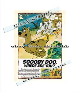 1978 Scooby Doo comics metal tin sign  reproduction brew pub decor - Picture 1 of 4