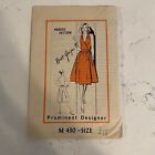 VTG Reader Mail M430 Bert Ginger Wrap V Neck Dress Pattern Size 10 Uncut 1960s