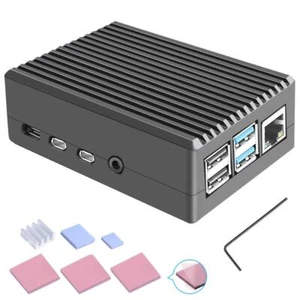 Raspberry Pi 4 Case with Cooling ColumnRaspberry Pi 4 Aluminum Boîtier Passiv... - Photo 1/9