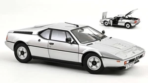 BMW M1 1980 SILVER METALLIC 1:18 - Foto 1 di 1