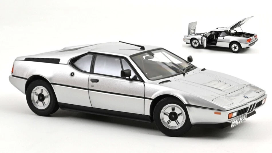 BMW M1 1980 SILVER METALLIC 1:18 - Immagine 1 di 1