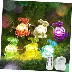 Easter Lights Battery Operated, 12.8ft 40LED Easter String Lights with - Picture 1 of 7