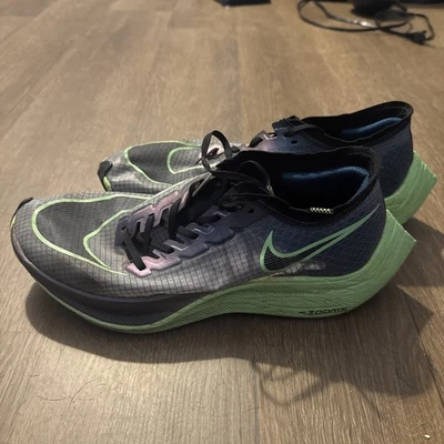 Nike Zoom X Vaporfly Hombres Talla 9.5 Zapatos Ligeros para Correr Fibra de Carbono Foto 1 de 4