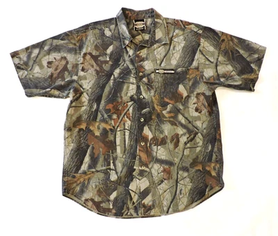 Winchester Realtree Hardwood Camo Short Sleeve Shirt Size Men's Large - Image 1 of 4