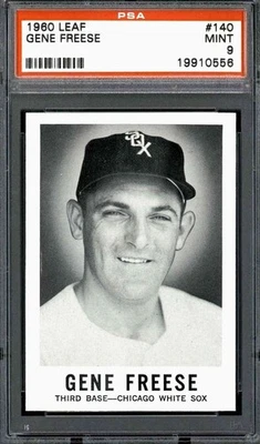 1960 Leaf #140 Gene Freese - PSA 9 - Image 1 of 2