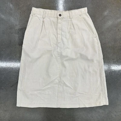 Vintage 70s Stuffed Jeans Corduroy Skirt Women’s 28” Talon 42 Zipper Foto 1 de 4