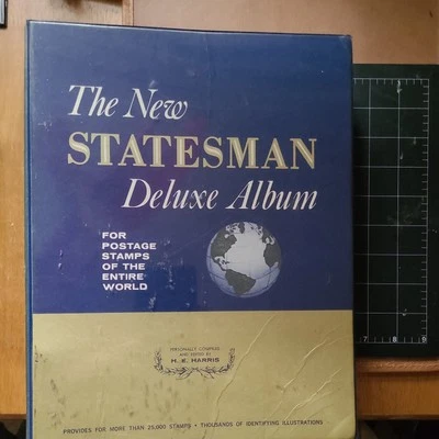  The New Statesman Deluxe Album 1500+ Stamps, Worldwide and US. K25-01 - Image 1 of 4